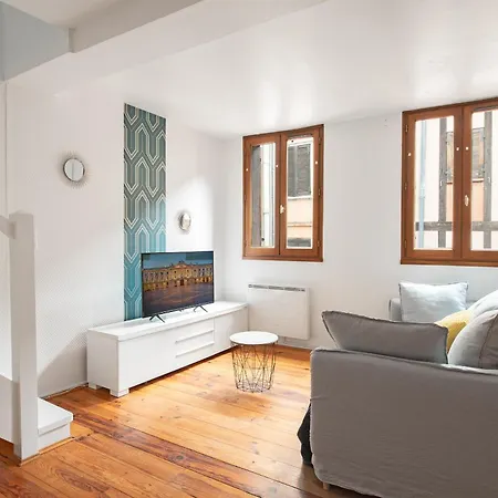 公寓 Duplex Moderne - Capitole - Metro - T2 De Gamme *